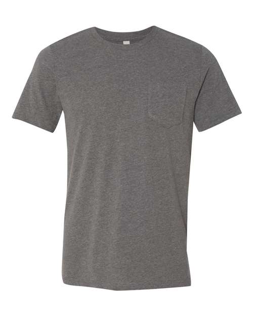 Jersey Pocket Tee - Front - B01906093 - Deep Heather