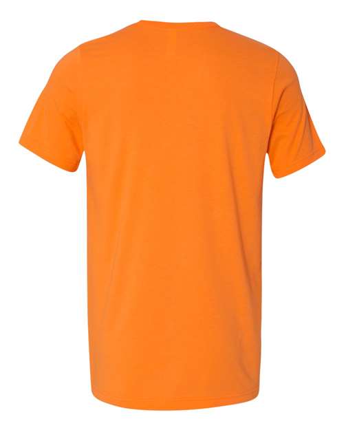 Texture Tee - Back - B03306042 - Neon Orange