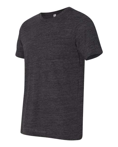 Texture Tee - Side - B03306522 - Charcoal Black Slub