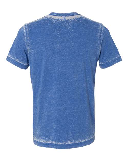 Texture Tee - Back - B03306732 - True Royal Acid Wash