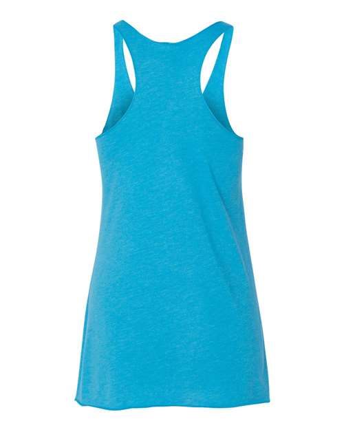 Women’s Triblend Racerback Tank - Back - B88218762 - Vintage Turquoise