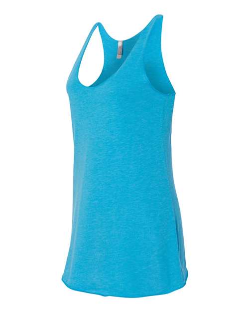 Women’s Triblend Racerback Tank - Side - B88218762 - Vintage Turquoise