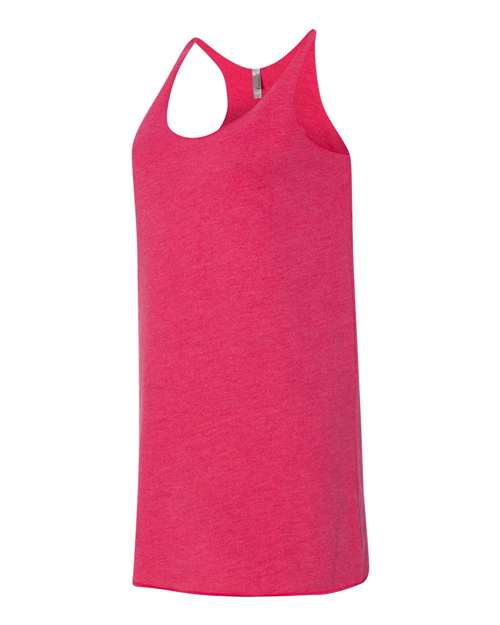Women’s Triblend Racerback Tank - Side - B88218692 - Vintage Shocking Pink