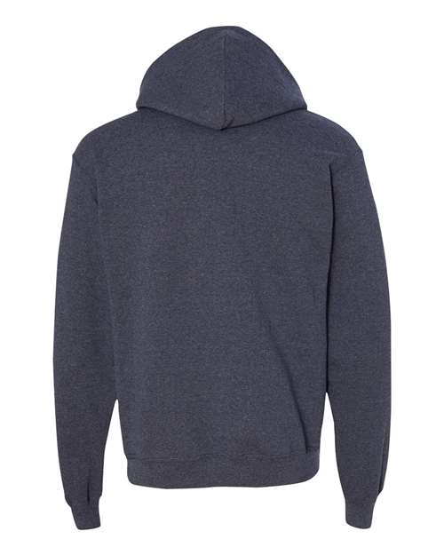 Powerblend® Hooded Sweatshirt - Back - B22884643 - Navy Heather