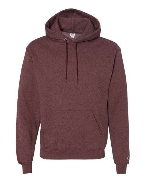 Powerblend® Hooded Sweatshirt - Front - B22884543 - Maroon Heather