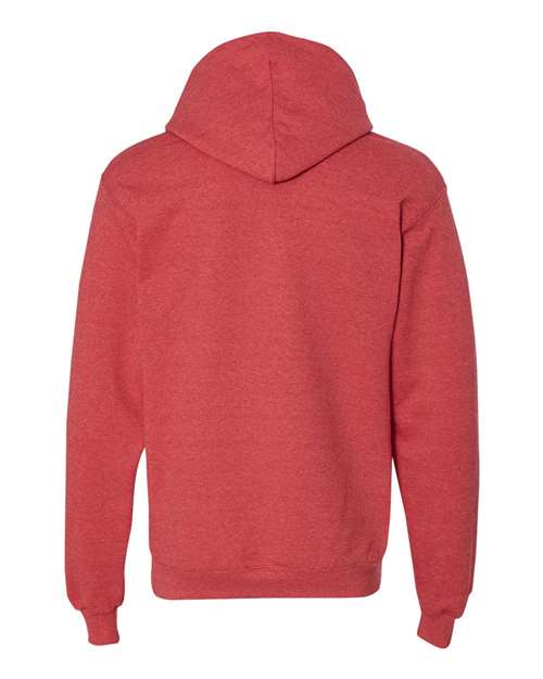 Powerblend® Hooded Sweatshirt - Back - B22884713 - Scarlet Heather