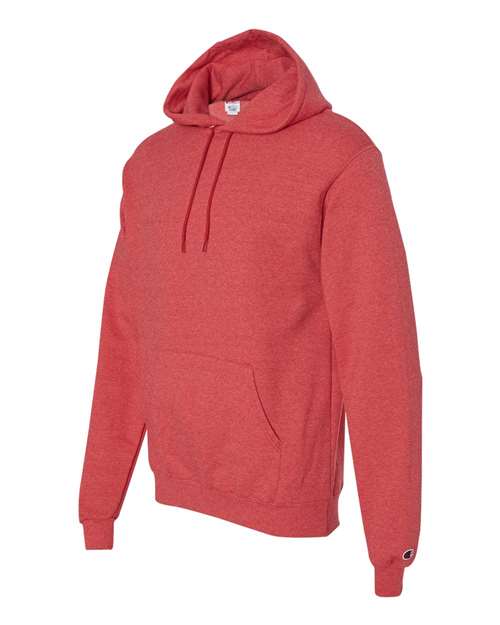 Powerblend® Hooded Sweatshirt - Side - B22884713 - Scarlet Heather