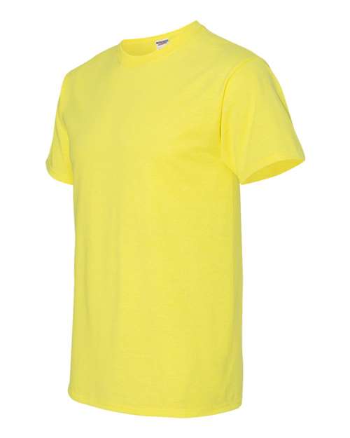 Dri-Power® 50/50 T-Shirt - Side - B06535393 - Neon Yellow