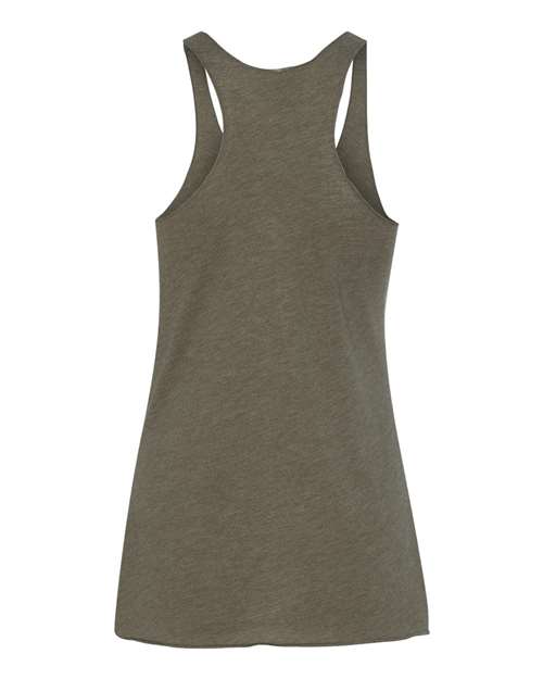 Women’s Triblend Racerback Tank - Back - B88218062 - Military Green