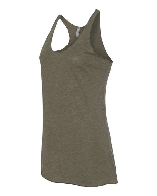 Women’s Triblend Racerback Tank - Side - B88218062 - Military Green