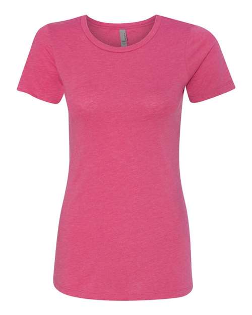 Women’s CVC T-Shirt - Front - B50618693 - Raspberry