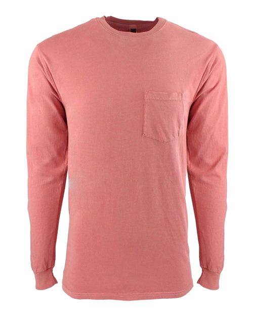 Inspired Dye Long Sleeve Pocket Crew - styleImage