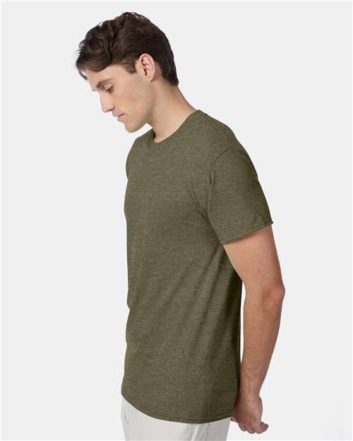 Perfect-T Triblend T-Shirt - OnModelSide - B34200063 - Military Green Triblend