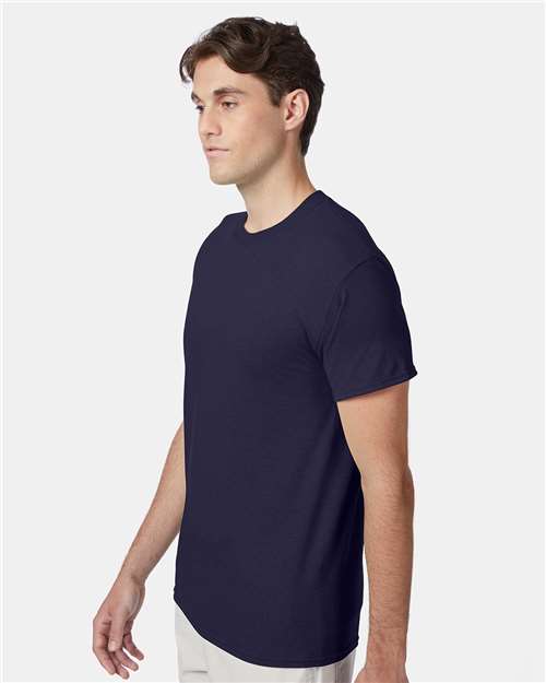 Perfect-T Triblend T-Shirt - OnModelSide - B34200653 - Navy Triblend