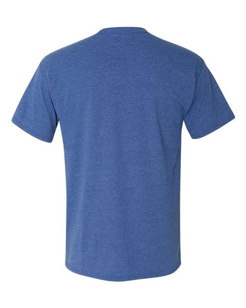 Perfect-T Triblend T-Shirt - Back - B34200883 - Royal Triblend
