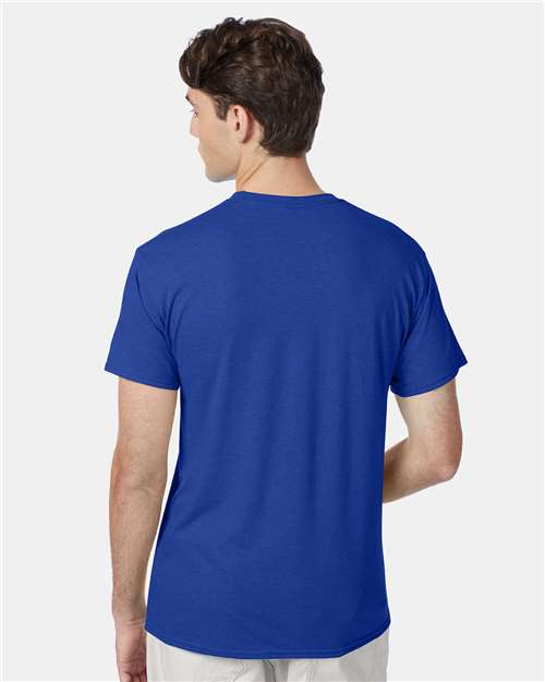 Perfect-T Triblend T-Shirt - OnModelBack - B34200883 - Royal Triblend