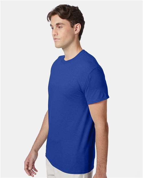 Perfect-T Triblend T-Shirt - OnModelSide - B34200883 - Royal Triblend