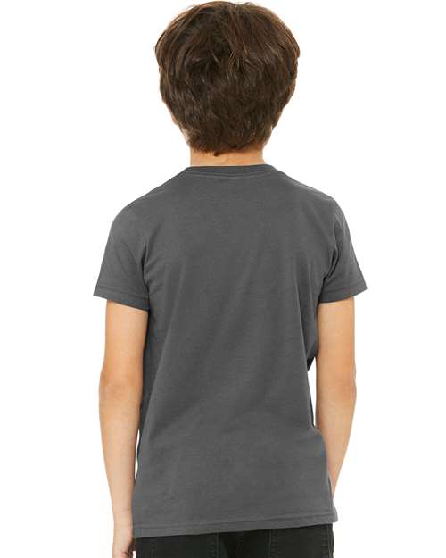 Youth Jersey Tee - OnModelBack - B38006083 - Asphalt