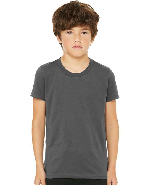 Youth Jersey Tee - OnModelFront - B38006083 - Asphalt