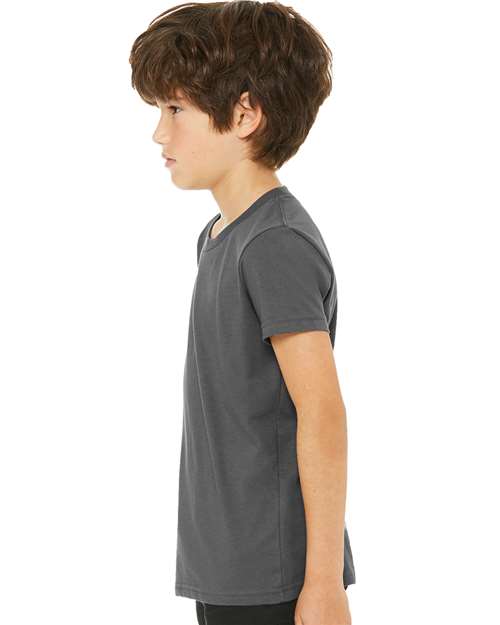 Youth Jersey Tee - OnModelSide - B38006083 - Asphalt