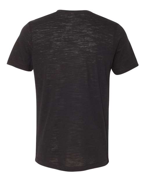 Texture Tee - Back - B03306482 - Solid Black Slub