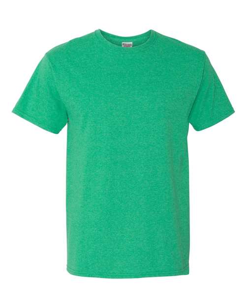 Dri-Power® 50/50 T-Shirt - Front - B06535203 - Irish Green Heather