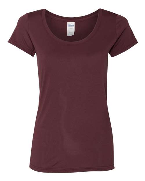 Performance® Core Women's T-Shirt - Front - B12360522 - Dark Maroon