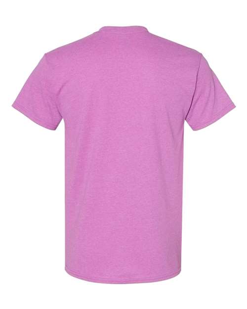 Heavy Cotton™ T-Shirt - Back - B00060603 - Heather Radiant Orchid