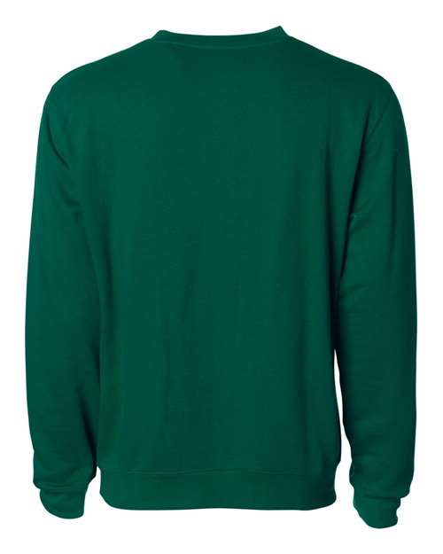 Midweight Crewneck Sweatshirt - Back - B83676542 - Dark Green