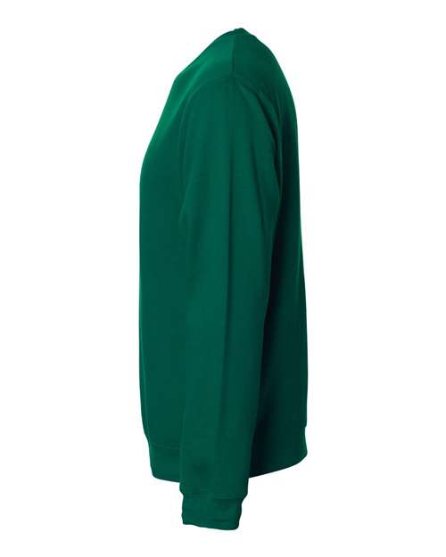 Midweight Crewneck Sweatshirt - Side - B83676542 - Dark Green