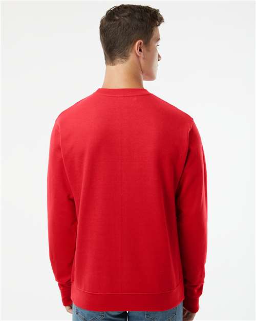 Midweight Crewneck Sweatshirt - OnModelBack - B83676703 - Red