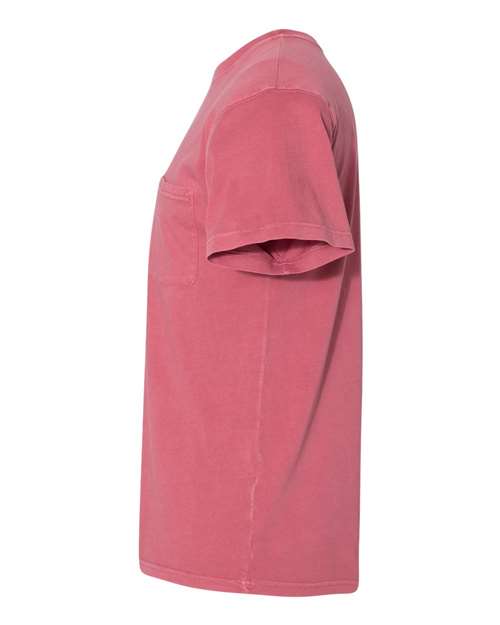 Inspired Dye Short Sleeve Pocket Crew - DirectSide - B39618322 - Smoked Paprika