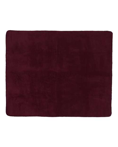 Value Blanket - Back - B16566520 - Burgundy