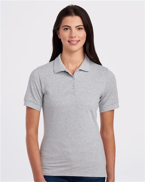 Women's 100% Ring-Spun Cotton Piqué Polo - styleImage