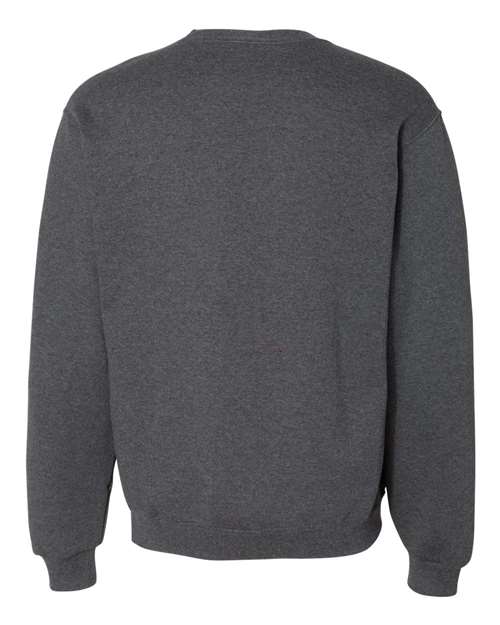 Dri Power® Crewneck Sweatshirt - Back - B60311513 - Black Heather