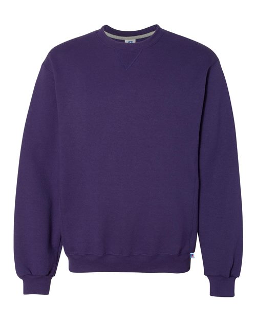 Dri Power® Crewneck Sweatshirt - Front - B60311673 - Purple