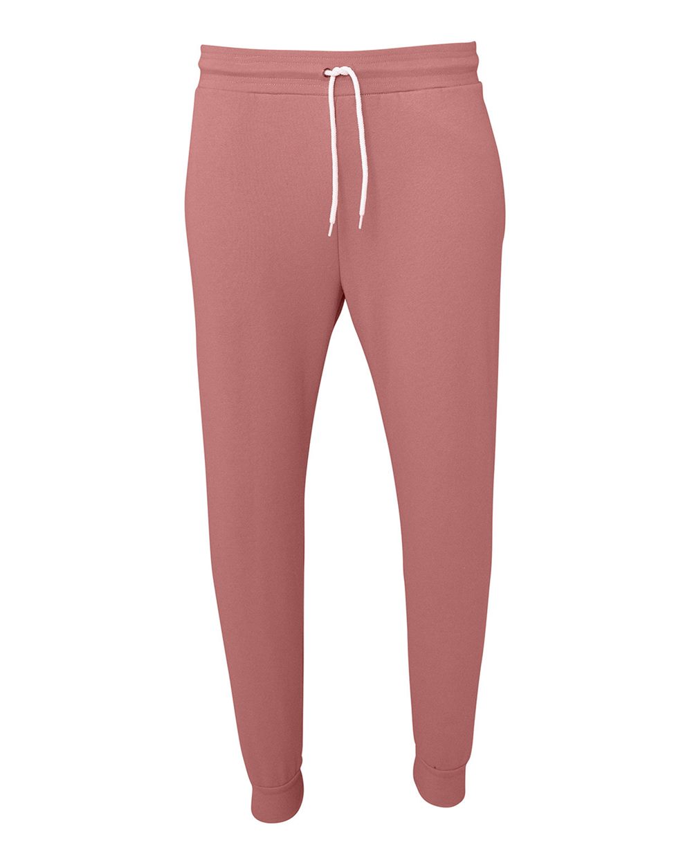Unisex Sponge Fleece Jogger Sweatpants - Front - B36806572 - Mauve