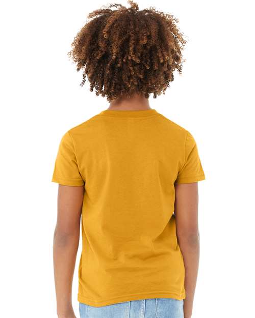 Youth Jersey Tee - OnModelBack - B38006553 - Mustard