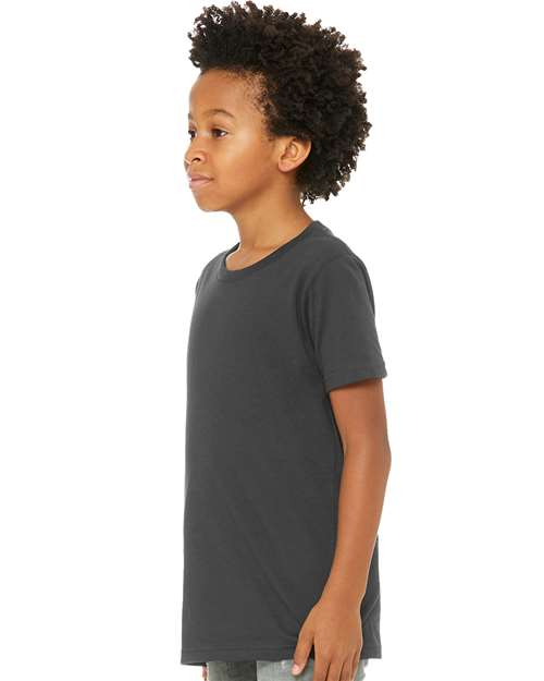 Youth Jersey Tee - OnModelSide - B38006593 - Dark Grey