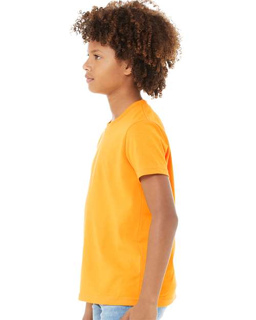 Youth Jersey Tee - OnModelSide - B38006623 - Gold