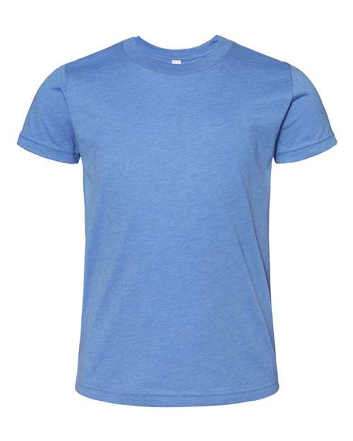 Youth Jersey Tee - Front - B38006183 - Columbia Blue