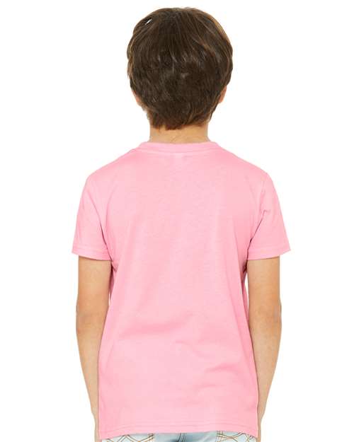 Youth Jersey Tee - OnModelBack - B38006303 - Pink