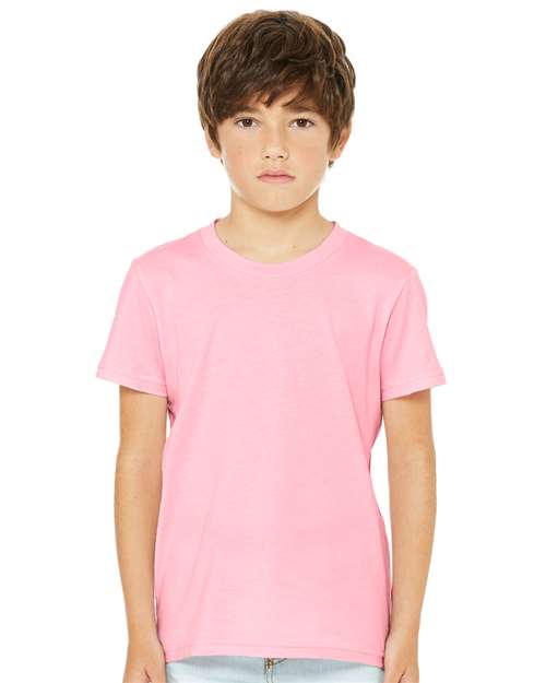 Youth Jersey Tee - OnModelFront - B38006303 - Pink