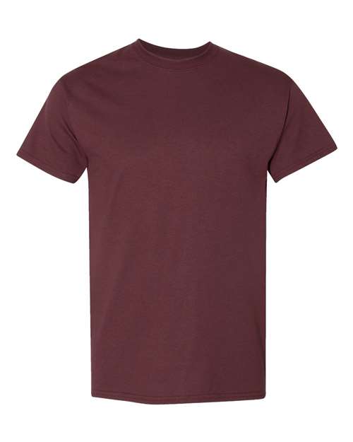 DryBlend® T-Shirt - Front - B06560523 - Dark Maroon