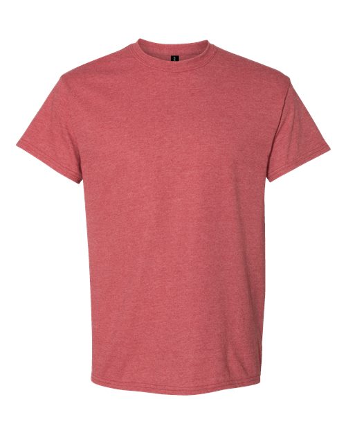 DryBlend® T-Shirt - Front - B06560723 - Heather Scarlet Red