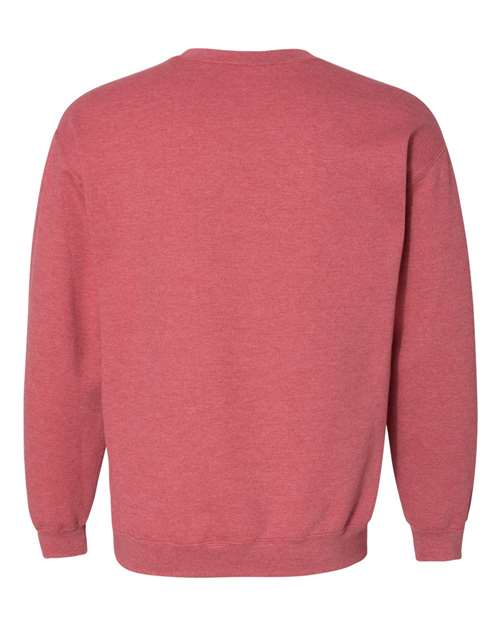 Heavy Blend™ Crewneck Sweatshirt - Back - B21060783 - Heather Scarlet Red