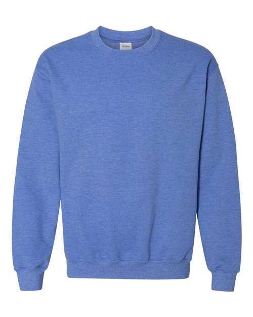 Heavy Blend™ Crewneck Sweatshirt - Front - B21060743 - Heather Deep Royal
