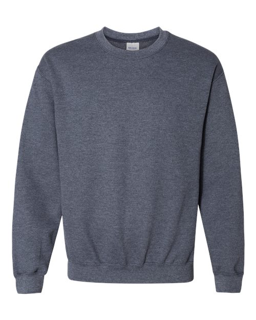 Heavy Blend™ Crewneck Sweatshirt - Front - B21060813 - Heather Dark Navy