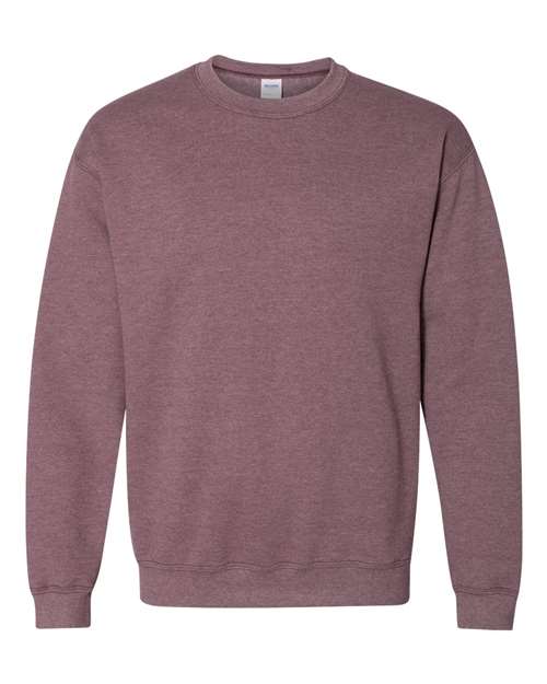 Heavy Blend™ Crewneck Sweatshirt - Front - B21060593 - Heather Dark Maroon