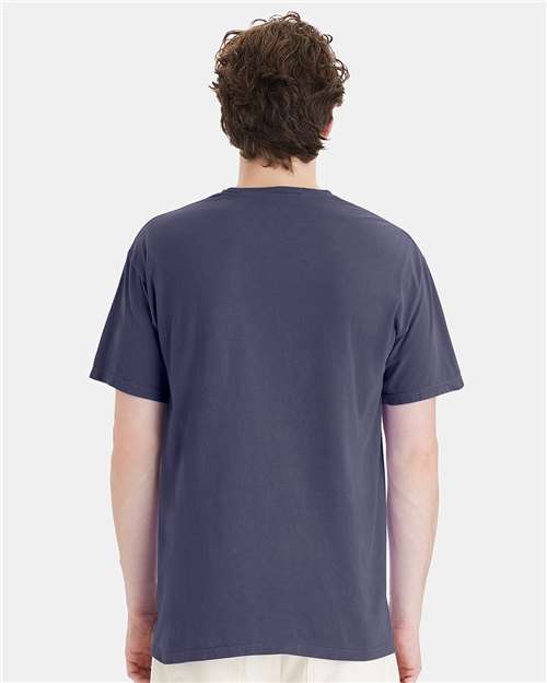 Garment-Dyed Pocket T-Shirt - OnModelBack - B35200683 - Anchor Slate